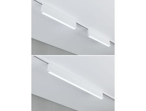 Oprawa na szynoprzewód URail CERIS LED 3-STEP DIM 9,5W 850lm IP20 4000K 230V biały RAL 9003 / aluminium - 2