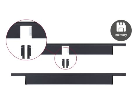Oprawa na szynoprzewód URail CERIS LED 3-STEP DIM 9,5W 800lm IP20 3000K 230V czarny matowy / aluminium - 5