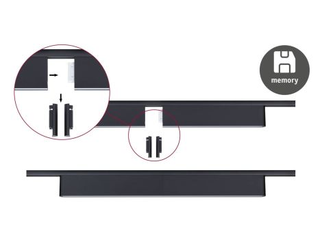 Oprawa na szynoprzewód URail CERIS LED 3-STEP DIM 9,5W 850lm IP20 4000K 230V czarny matowy / aluminium - 9
