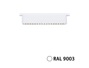 Oprawa na szynoprzewód URail ZELOS LED 3-STEP DIM 10W 1050lm IP20 3000K 230V biały RAL 9003 / aluminium