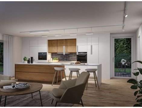 Oprawa na szynoprzewód URail ZELOS LED 3-STEP DIM 10W 1100lm IP20 4000K 230V biały RAL 9003 / aluminium - 6