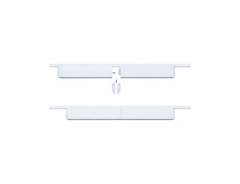 Oprawa na szynoprzewód URail ZELOS LED 3-STEP DIM 10W 1100lm IP20 4000K 230V biały RAL 9003 / aluminium - 5