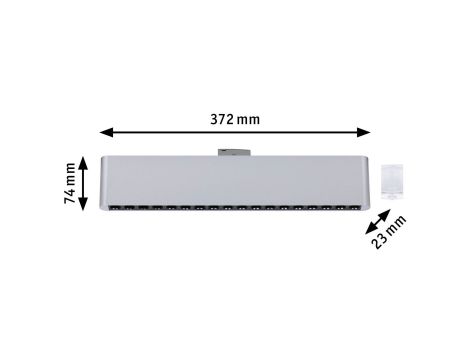 Oprawa na szynoprzewód URail ZELOS LED 3-STEP DIM 10W 1100lm IP20 4000K 230V chrom matowy / aluminium - 9
