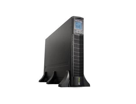 Zasilacz awaryjny UPS Green Cell do szafy rack RTII 3000VA 2700W z wyświetlaczem LCD