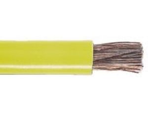 Kabel trzynormowy PCW, dł. 100m 16 mm, 100 A, 600 V, Maximum of +105 C Żółty Zgodność z trzema normami, RS PRO