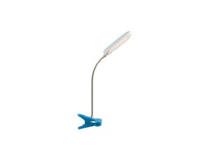 Lampka biurkowa nocna klips do czytania DORI LED CLIP niebieska 02867 STRUHM