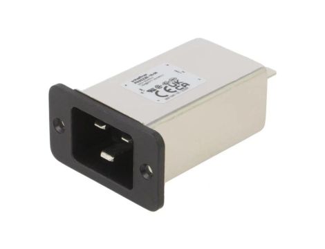 Złącze zasilające AC męskie 16A 250VAC C14 (E) 540uH FN9222R-16-06