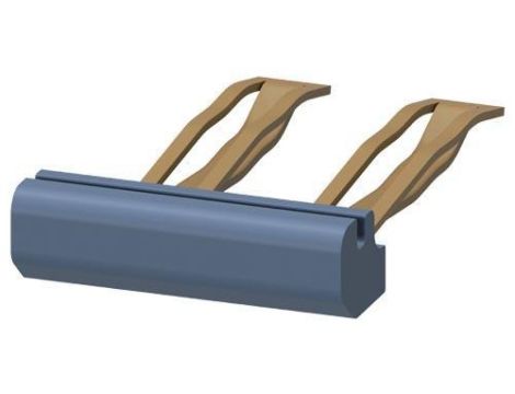 Mostek grzebieniowy obciążalność prądowa na zasilaniu max 10A 2-biegunowy 3RQ4901-0A