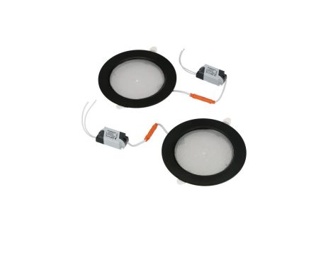 Oprawa LED AURA PRIZMA dwupak 2x12W czarna 2700K wpuszczana HOROZ ELECTRIC