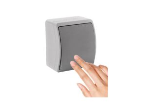 VIPLAST KOALA Łącznik Jednobiegunowy Hermetyczny Popiel-grafit