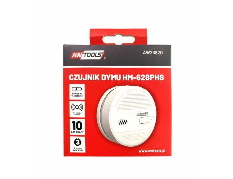 AWTOOLS CZUJNIK DYMU 9V - 6