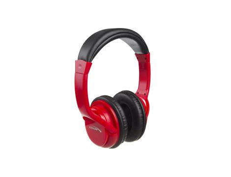 Bezprzewodowe słuchawki nauszne bluetooth V5.1 Audiocore, 200mAh, czas pracy 3-4h, czas ładowania 1-2h, AC720 R czerwone