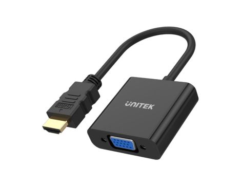 Adapter Unitek Y-6333 HDMI to VGA + audio