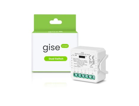 GISE Smart Podwójny moduł przekaźnikowy WiFi Tuya GDS-WF