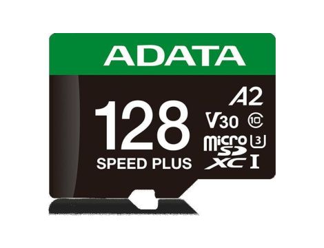 Adata Karta pamięci microSD Speed Plus 128GB UHS1 U3 V30 A2 180/160 MB/s