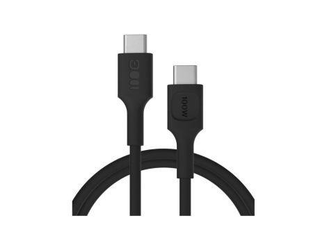 KABEL USB-C / USB-C Greencell PowerFlex 120cm PD 100W czarny silikonowy