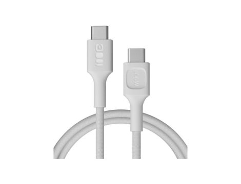 KABEL USB-C / USB-C Greencell PowerStream 120cm PD 100W biały w oplocie