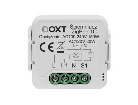 Moduł OXT mini ściemniacz 1 obwód ZigBee TUYA