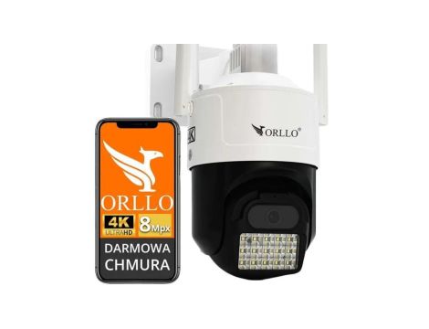 Kamera IP ORLLO Z17 Ultra 4K zewnętrzna obrotowa GSM na kartę SIM