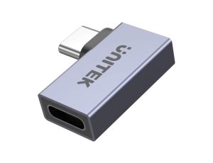 Unitek Adapter USB-C na USB-C kątowy płaski