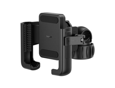 Uchwyt na telefon Baseus GoTrip na rower, hulajnogę, skuter - czarny