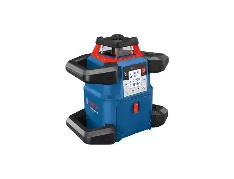 BOSCH LASER OBROTOWY GRL 600 CHV +ODBIORNIK LR 60 +PILOT RC 6 +UCHWYT WM 6 1xPC4,0Ah WALIZKA