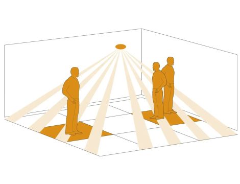 Czujnik prawdziwej obecności zmierzchu EO IP AP czarny - 4