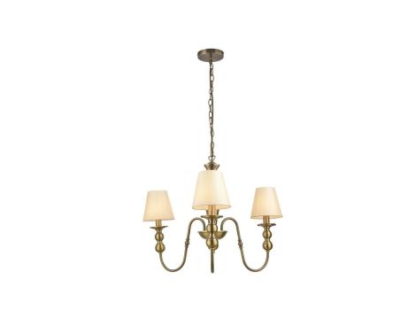 Lampa wisząca Grado złota 3 x E14 Light Prestige