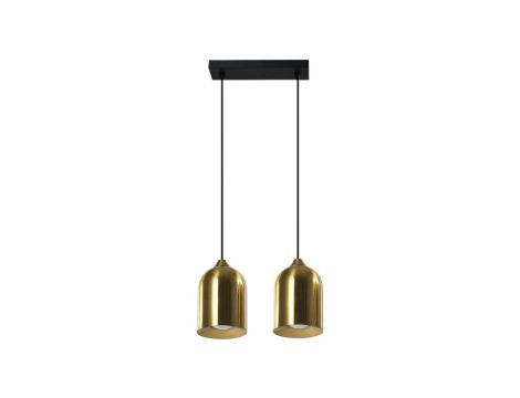 Metalowa lampa wisząca Nilo złota 2xGU10 Light Prestige