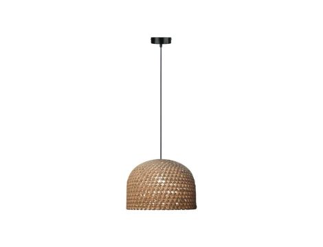 Rattanowa lampa wisząca Kanso 50 cm jasne drewno 1xE27 Light Prestige