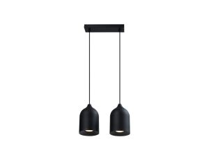 Metalowa lampa wisząca Nilo czarna 2xGU10 Light Prestige