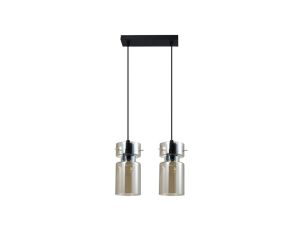 Podwójna lampa wisząca Nivio dymna 2xE27 Light Prestige