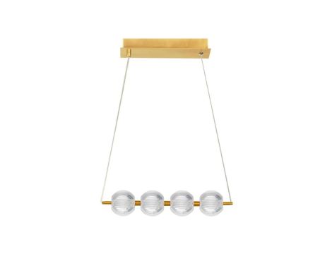 Lampa wisząca Brillant 4 złota LED CCT Light Prestige