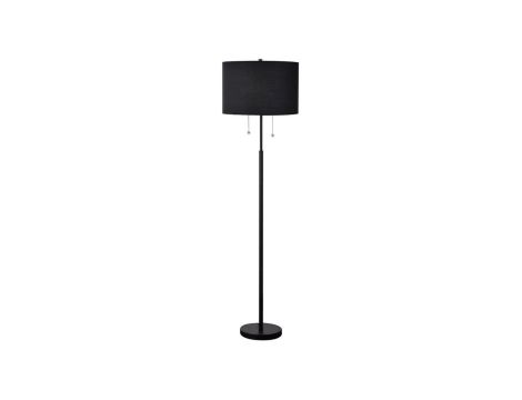 Lampa podłogowa Fogo czarna 2xE27 Light Prestige