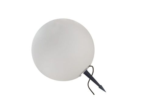 Lampa ogrodowa Gaja 50 cm biała 1xE27 Light Prestige