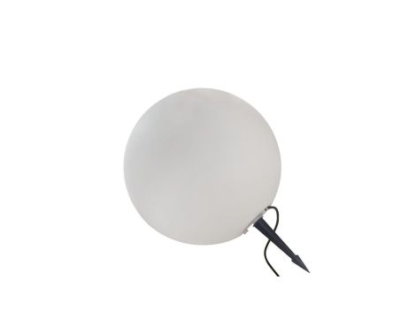 Lampa ogrodowa Gaja 30 cm biała 1xE27 Light Prestige