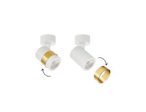 Spot Anillo 1 biały 1xGU10 Light Prestige