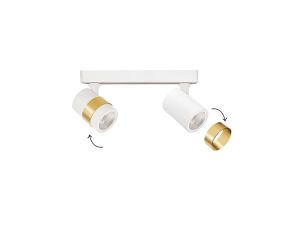 Spot Anillo 2 biały 2xGU10 Light Prestige