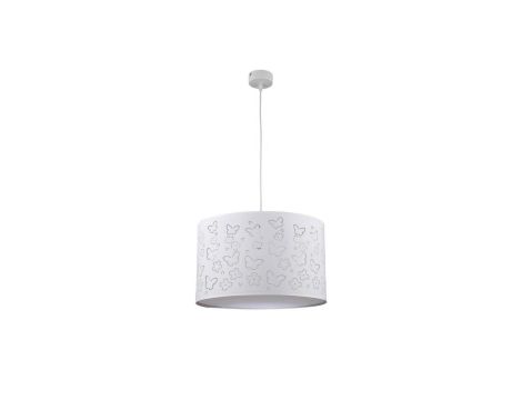 Lampa wisząca dziecięca Flowers biała 1xE27 Light Prestige