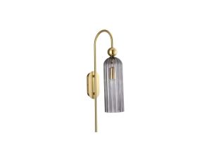 Kinkiet Piega 1 smoked 1xE14 Light Prestige