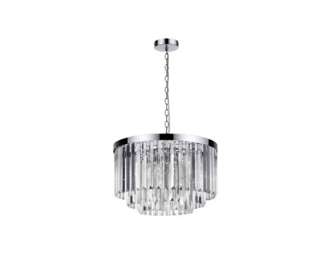 Lampa wisząca Vetro 5 srebrna 5xE14 Light Prestige