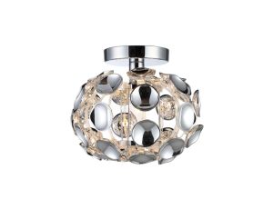 Ozdobny plafon Ferrara srebrny 1xE14 Light Prestige