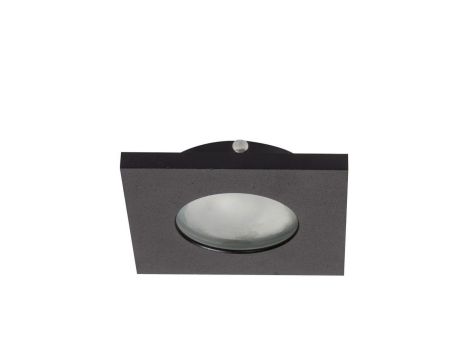Oczko podtynkowe kwadratowe Lagos czarne IP65 1xGU10 Light Prestige