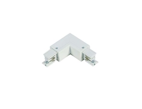 Łącznik L 3F prawy biały Light Prestige