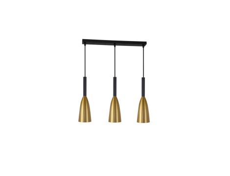 Lampa wisząca Solin 3 złota 3xE27 Light Prestige