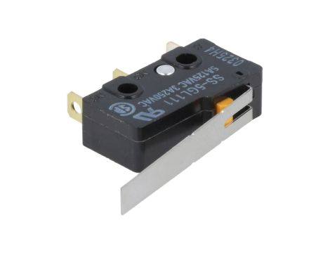 Mikroprzełącznik SNAP ACTION z dźwignią SPST-NC 5A/250VAC SS-5GL111