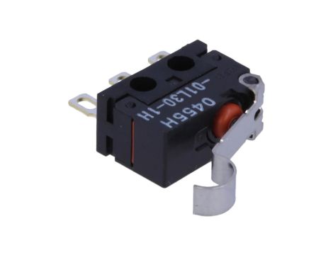 Mikroprzełącznik SNAP ACTION z dźwignią symulującą rolkę D2FD-01L30-1H