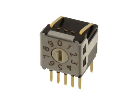 Zadajnik kodu DEC/BCD Poz 10 THT Rstyku max 100m 1,96Ncm A6KV-104RF