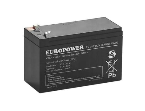 Akumulator VRLA AGM 12V 8Ah (żywotność 6-9lat) EV 9-12