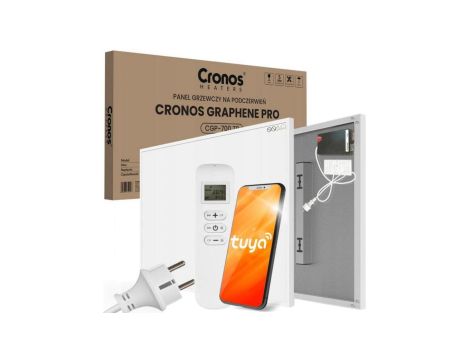 Panel grzewczy IR CRONOS Graphene PRO CGP-700TWP White